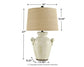 Emelda Ceramic Table Lamp (1/CN) Signature Design by Ashley®