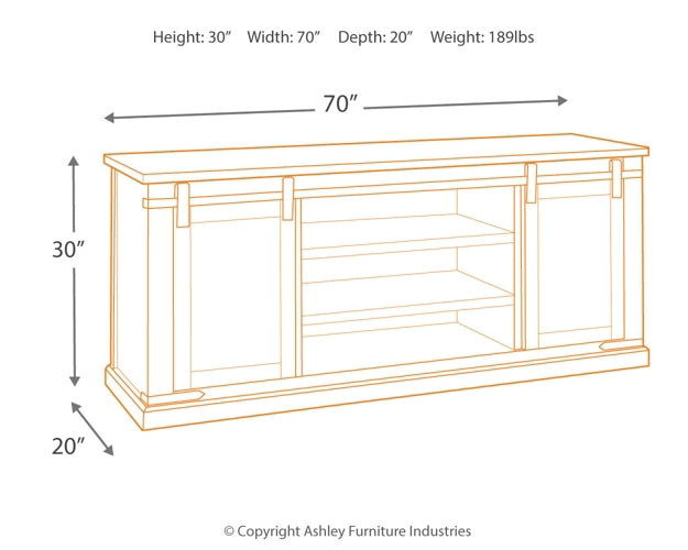 Budmore Extra Large TV Stand Signature Design by Ashley®