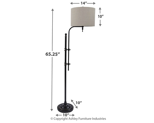 Anemoon Metal Floor Lamp (1/CN) Signature Design by Ashley®