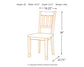 Owingsville Dining Room Side Chair (2/CN) Signature Design by Ashley®