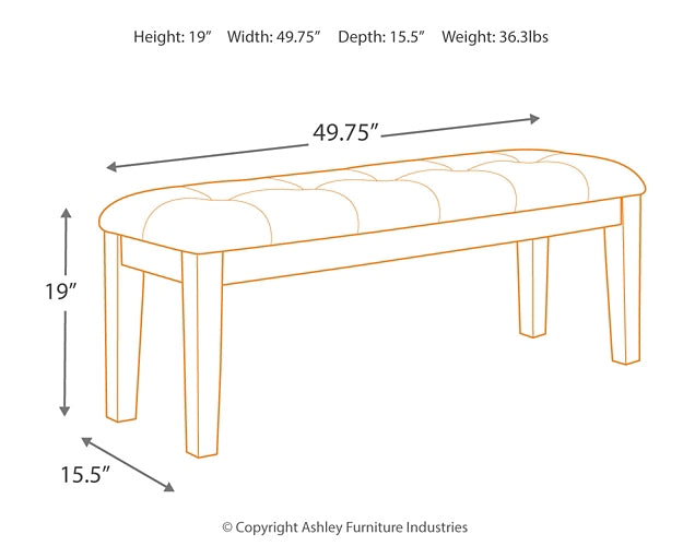 Ralene Large UPH Dining Room Bench Signature Design by Ashley®