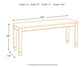 Whitesburg Large Dining Room Bench Signature Design by Ashley®