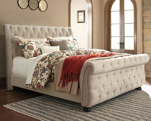 Willenburg Queen Upholstered Sleigh Bed Signature Design by Ashley®