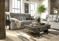 Mitchiner REC Sofa w/Drop Down Table Signature Design by Ashley®