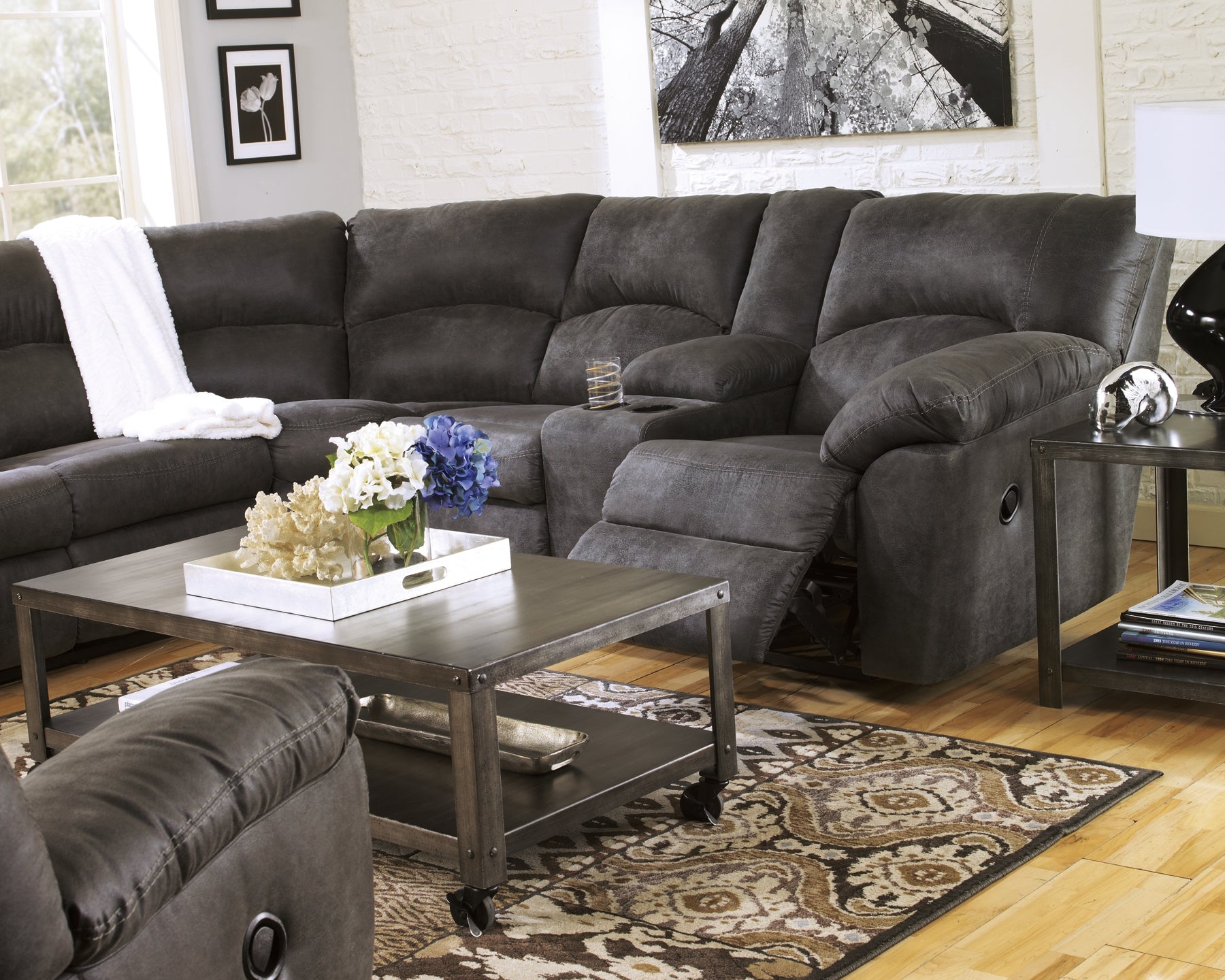 Tambo 2-Piece Reclining Sectional Signature Design by Ashley®