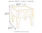 Todoe Rectangular End Table Signature Design by Ashley®