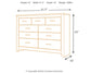 Zelen Seven Drawer Dresser Signature Design by Ashley®