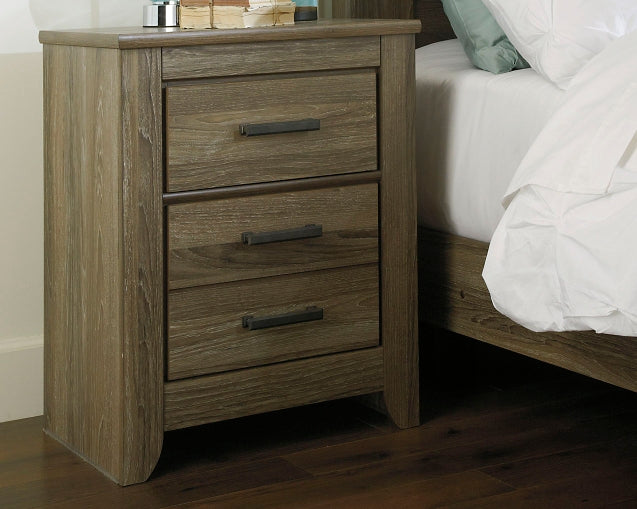 Zelen Two Drawer Night Stand Signature Design by Ashley®