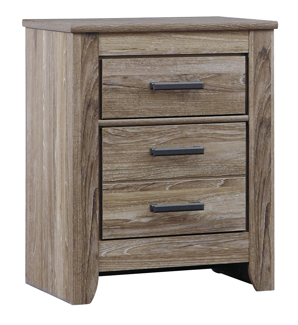Zelen Two Drawer Night Stand Signature Design by Ashley®