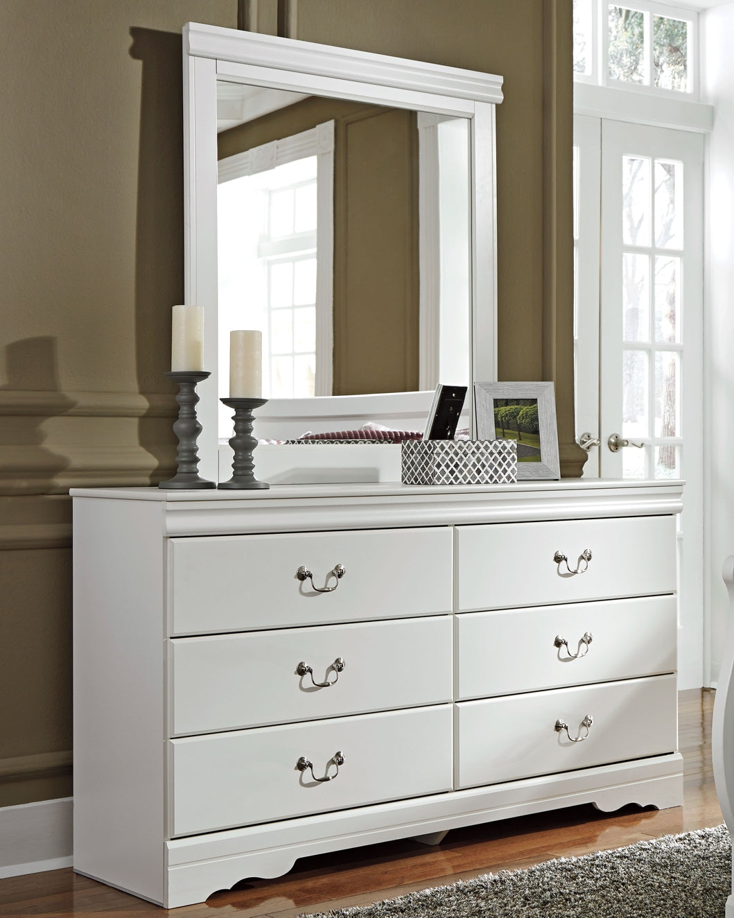 Anarasia Dresser and Mirror Signature Design by Ashley®