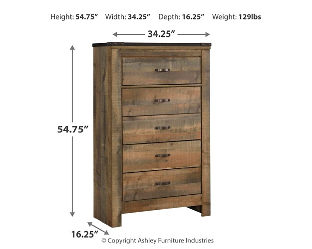 Trinell Five Drawer Chest Signature Design by Ashley®