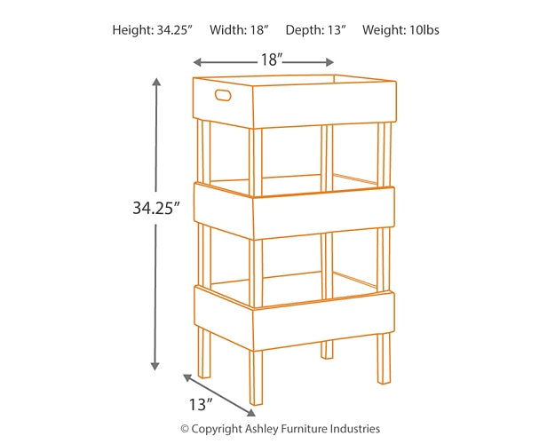 Yulton Storage Shelf Signature Design by Ashley®