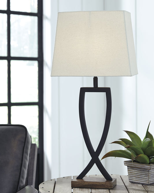 Makara Metal Table Lamp (2/CN) Signature Design by Ashley®