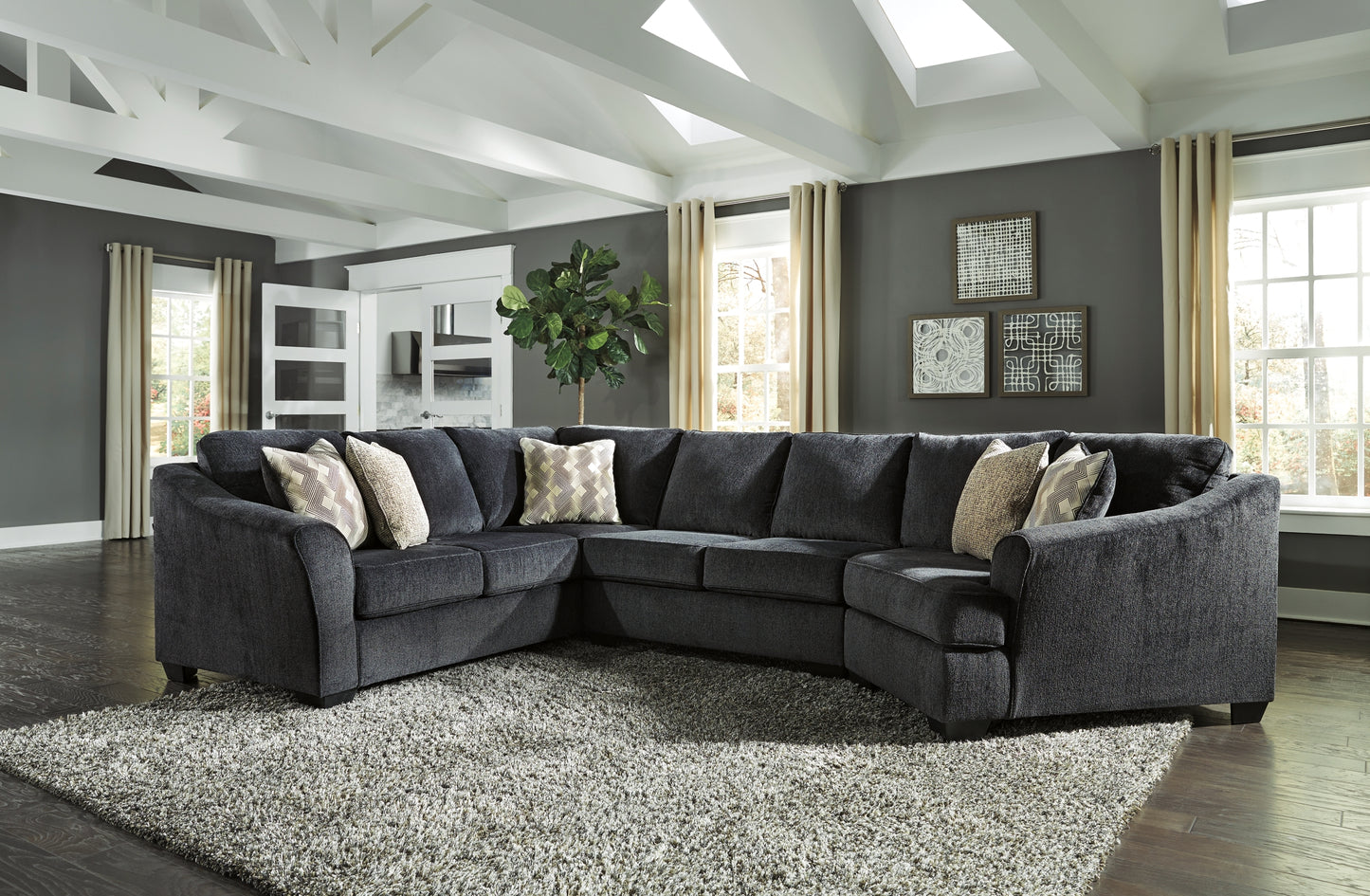 Eltmann 3-Piece Sectional with Cuddler Signature Design by Ashley®