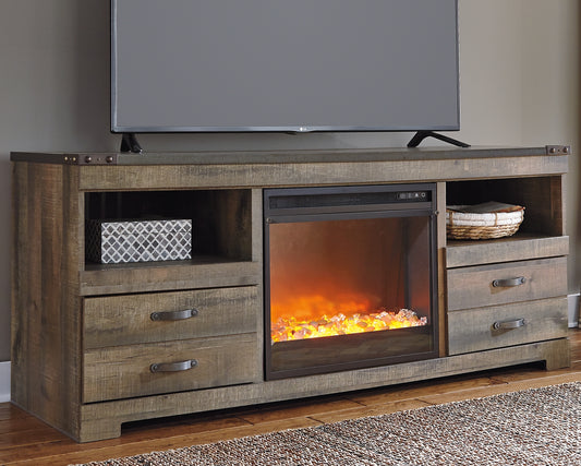 Trinell 63" TV Stand with Electric Fireplace Signature Design by Ashley®