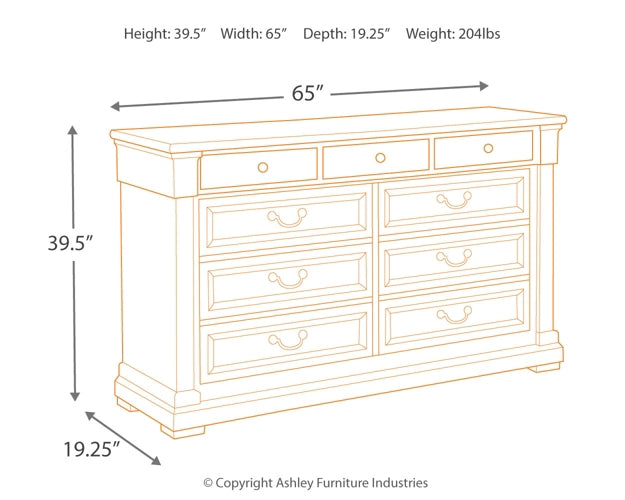 Bolanburg Dresser and Mirror Signature Design by Ashley®