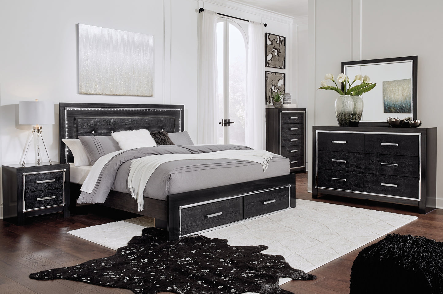 Kaydell Queen Panel Bed with Storage Signature Design by Ashley®