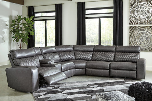 Samperstone 6-Piece Power Reclining Sectional Signature Design by Ashley®