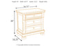 Robbinsdale Two Drawer Night Stand Signature Design by Ashley®
