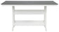 Transville RECT COUNTER TABLE W/UMB OPT Signature Design by Ashley®