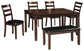 Coviar Dining Room Table Set (6/CN) Signature Design by Ashley®
