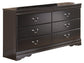 Huey Vineyard Six Drawer Dresser Signature Design by Ashley®