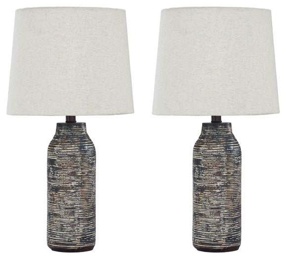 Mahima Paper Table Lamp (2/CN) Signature Design by Ashley®