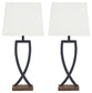 Makara Metal Table Lamp (2/CN) Signature Design by Ashley®