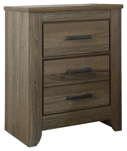 Zelen Two Drawer Night Stand Signature Design by Ashley®