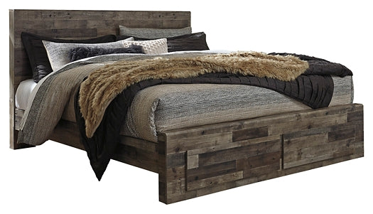 Derekson Queen Panel Bed with 2 Storage Drawers Benchcraft®