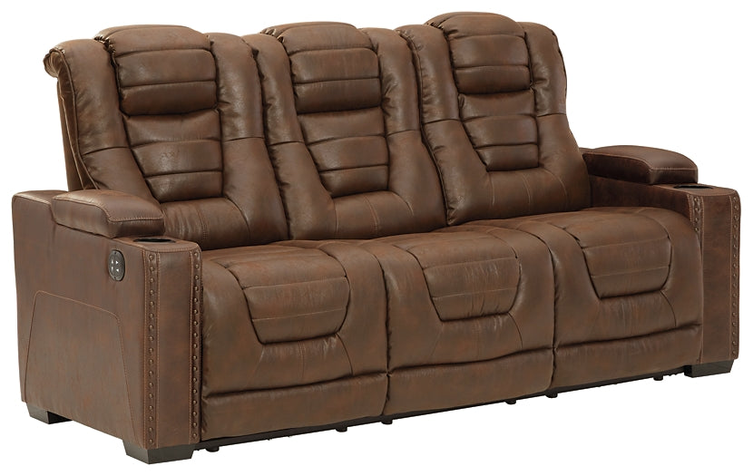 Owner's Box PWR REC Sofa with ADJ Headrest Signature Design by Ashley®
