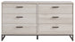 Socalle Six Drawer Dresser Signature Design by Ashley®