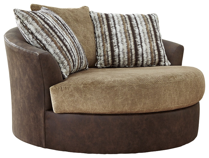 Alesbury Oversized Swivel Accent Chair Signature Design by Ashley®