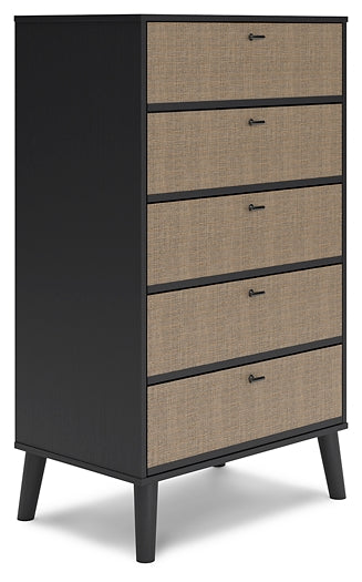 Charlang Five Drawer Chest Signature Design by Ashley®