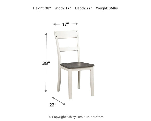 Nelling Dining Room Side Chair (2/CN) Signature Design by Ashley®