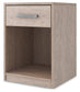 Flannia One Drawer Night Stand Signature Design by Ashley®