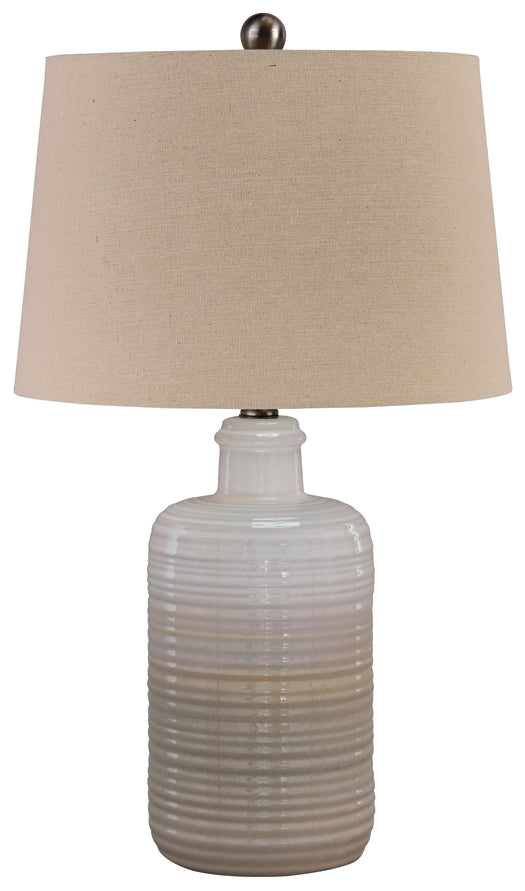 Marnina Ceramic Table Lamp (2/CN) Signature Design by Ashley®