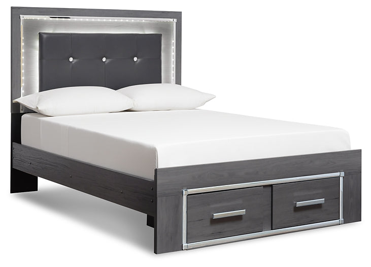 Lodanna Queen Panel Bed with 2 Storage Drawers Signature Design by Ashley®