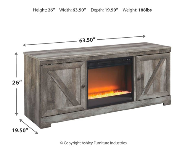 Wynnlow 63" TV Stand with Electric Fireplace Signature Design by Ashley®