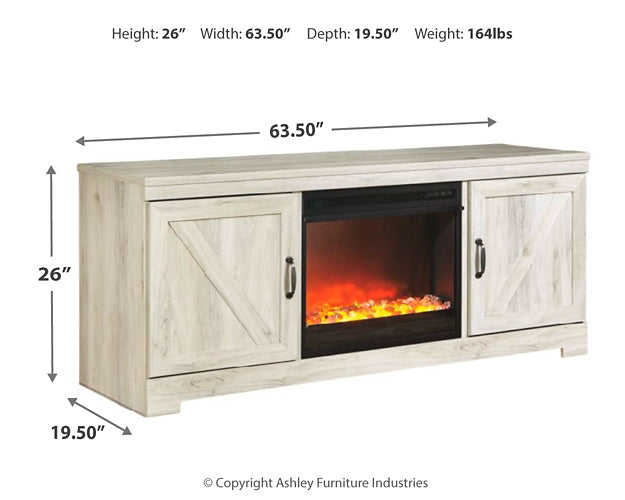 Bellaby 63" TV Stand with Fireplace Signature Design by Ashley®