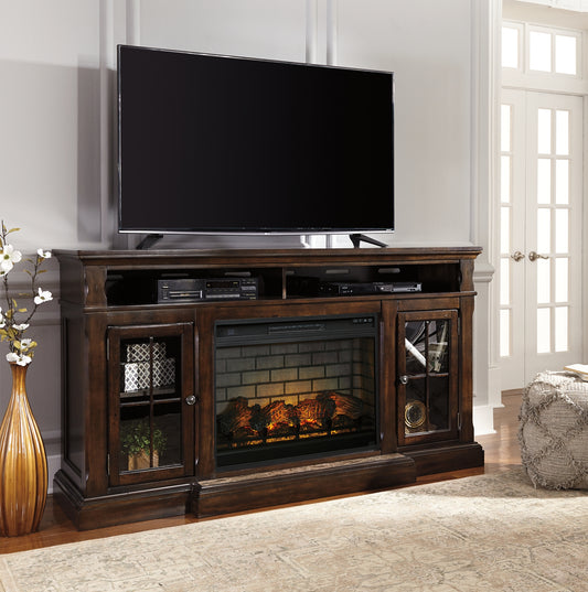 Roddinton 72" TV Stand with Electric Fireplace Signature Design by Ashley®