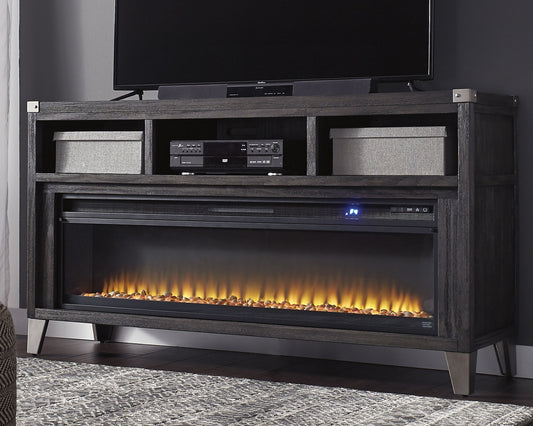 Todoe 65" TV Stand with Electric Fireplace Signature Design by Ashley®