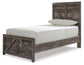 Wynnlow Queen Crossbuck Panel Bed Signature Design by Ashley®