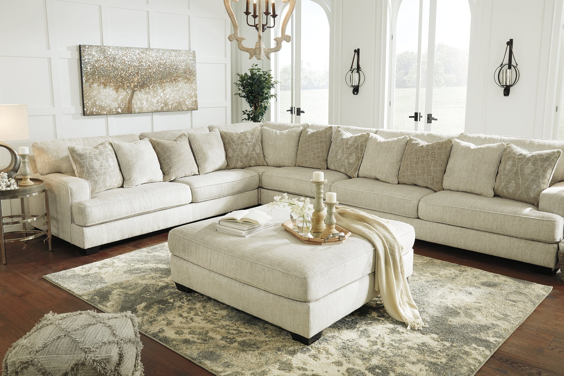 Rawcliffe Oversized Accent Ottoman Signature Design by Ashley®