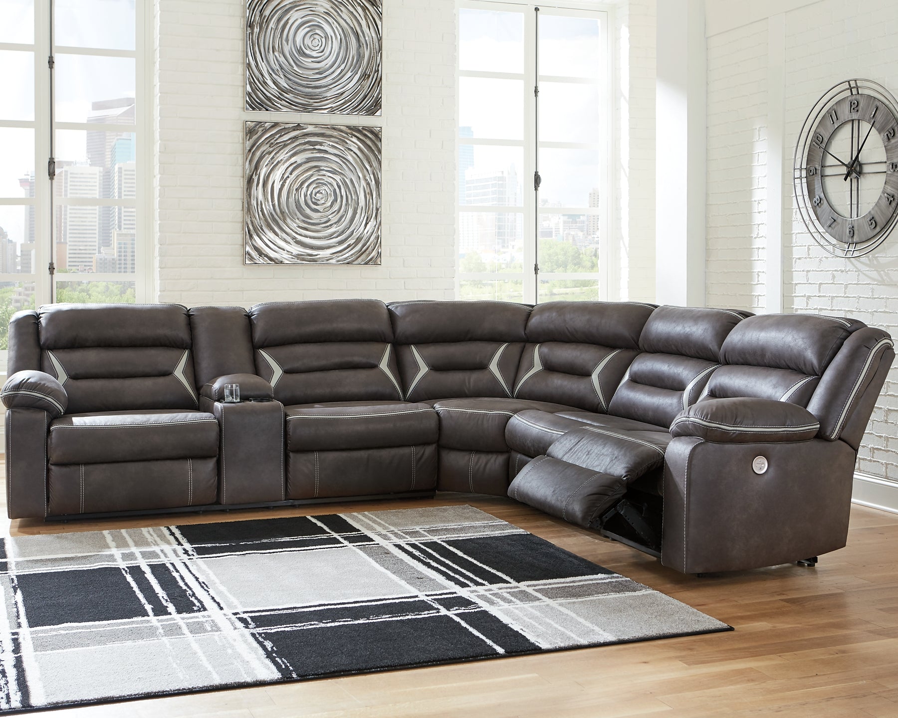 Kincord 4-Piece Power Reclining Sectional Signature Design by Ashley®