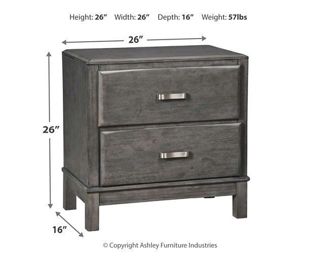 Caitbrook Two Drawer Night Stand Signature Design by Ashley®