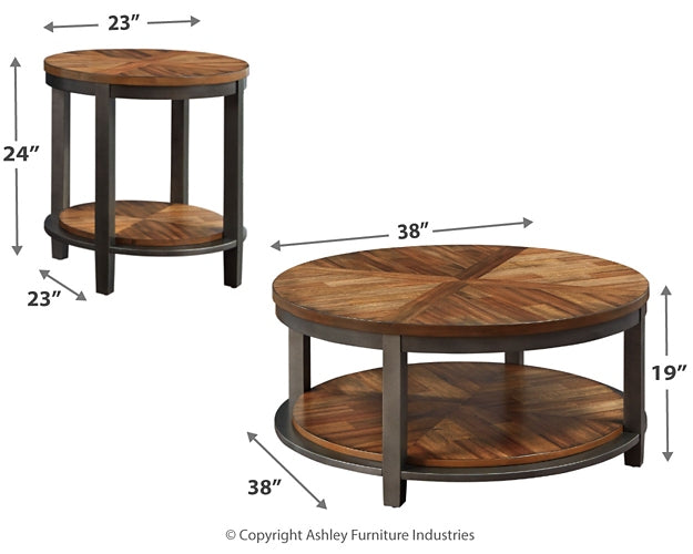 Roybeck Occasional Table Set (3/CN) Signature Design by Ashley®