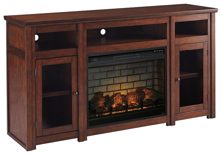 Harpan 72" TV Stand with Electric Fireplace Signature Design by Ashley®