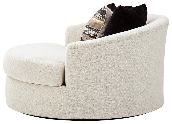 Cambri Oversized Round Swivel Chair Ashley®