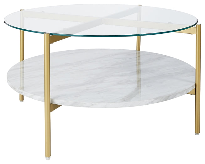 Wynora Round Cocktail Table Signature Design by Ashley®